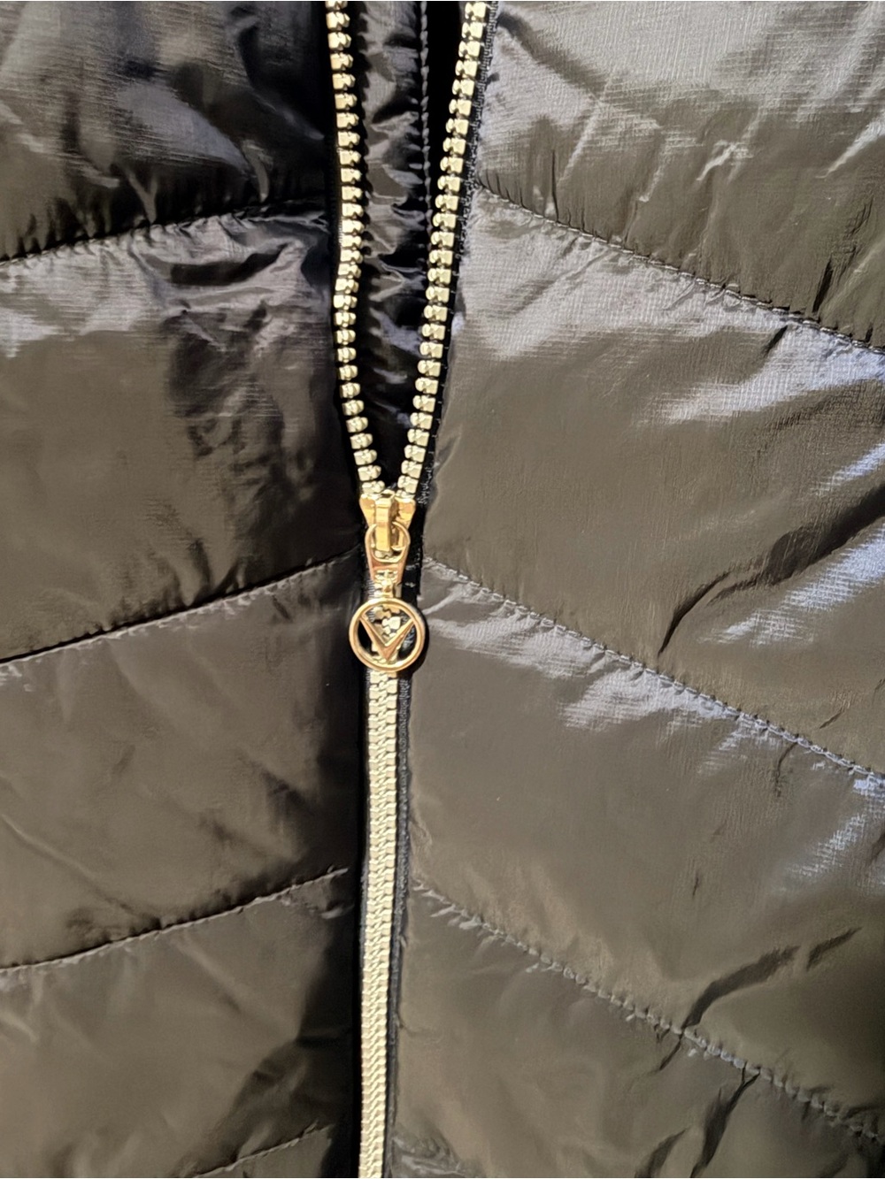 Lightweight Quilted Sleeveless Puffer Vest - Navy - Picture 4 of 9